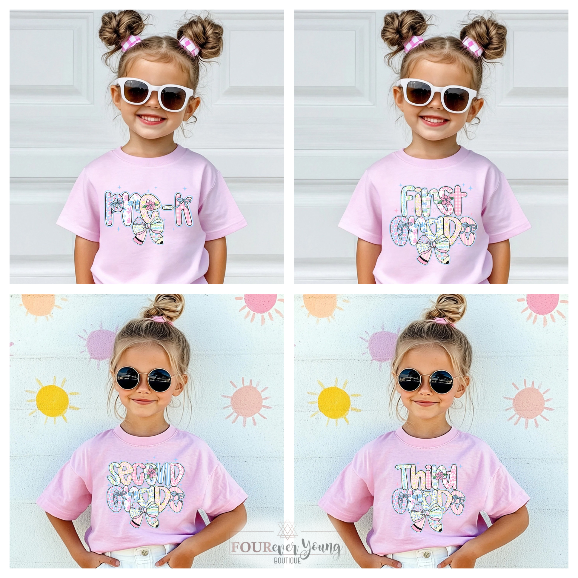 Bow Patterned Back to School