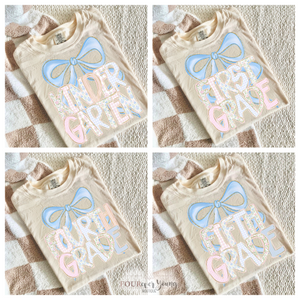 Pastel Bow Back to School