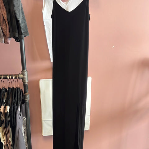 2368 Black Midi Dress
