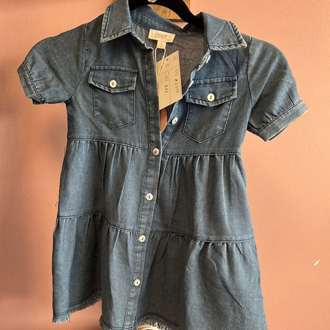 2375 Girls denim dress