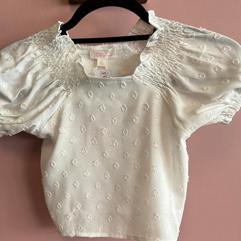2373 Girls cream top
