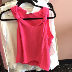 2378 Fuchsia Tie Knot Tank