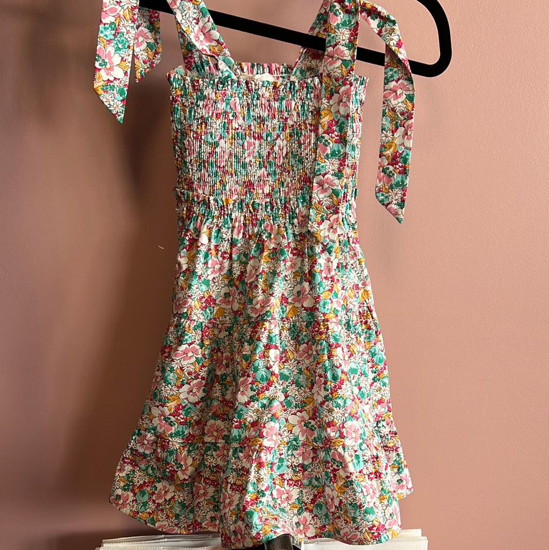 2372 Girls floral dress