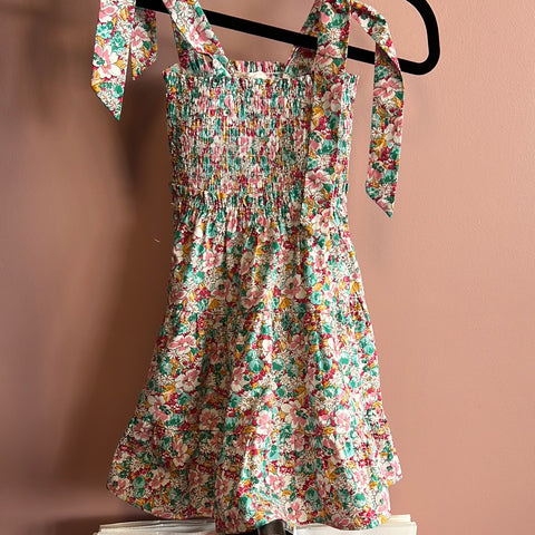 2372 Girls floral dress