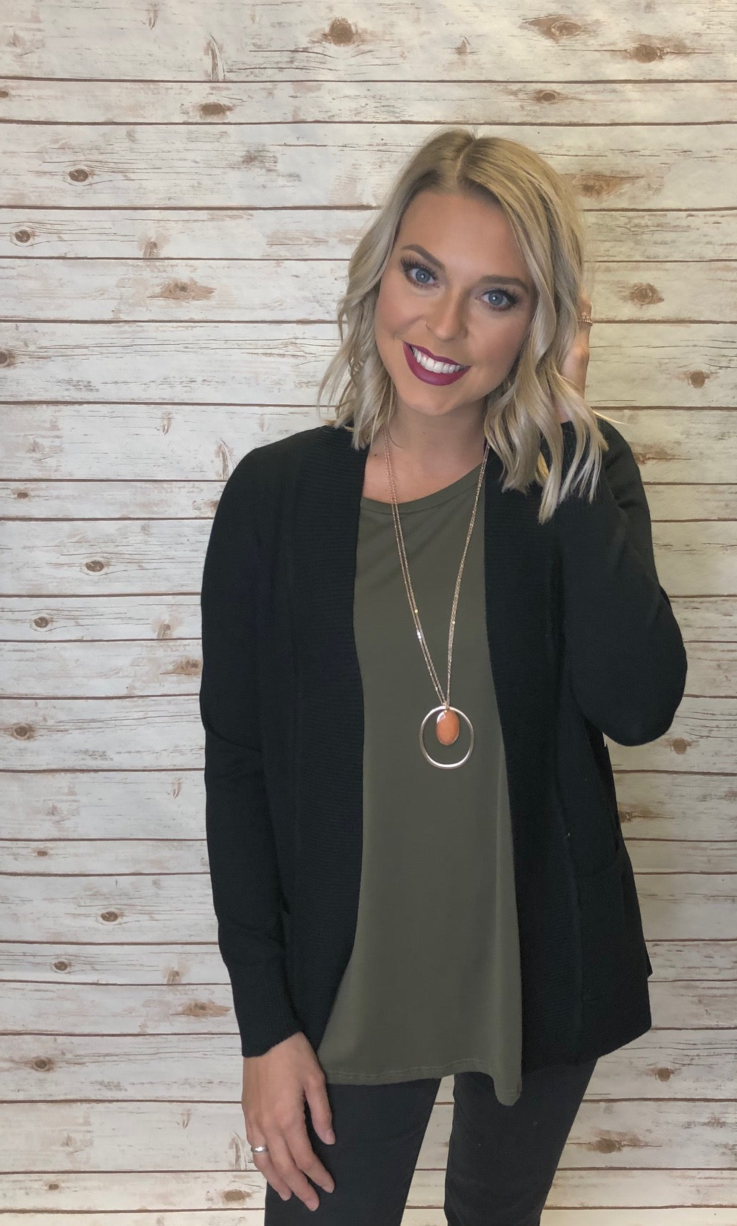 19 Black Cardigan