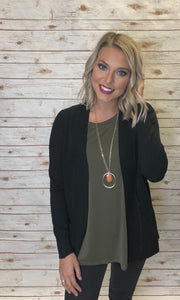 19 Black Cardigan