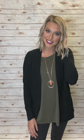 19 Black Cardigan