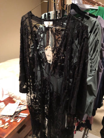 Black Lace Duster
