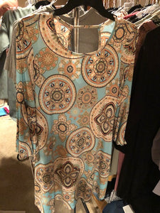 Mint Geometric Dress