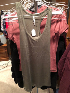Olive Racerback Tank Top