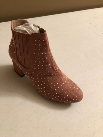 Mauve Studded Bootie