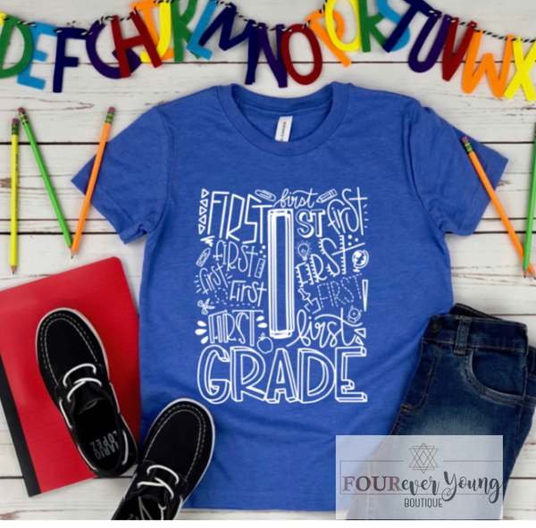 School Grade Level Typography ADULT