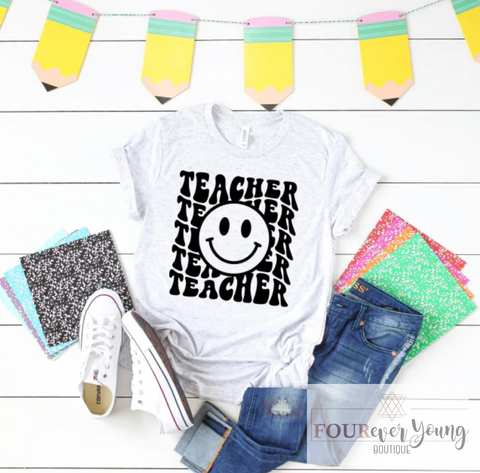 Teacher Smile Graphic Tee