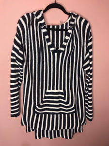 59 Sunset Sailing Hooded Top Navy