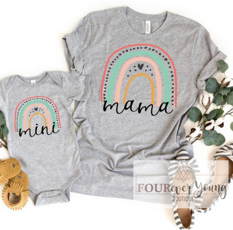 Mini (grey) Toddler Triblend Tee