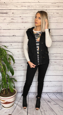 Black Utility Vest