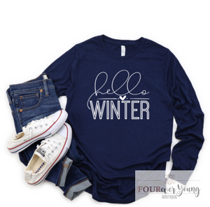 Hello Winter Long Sleeve