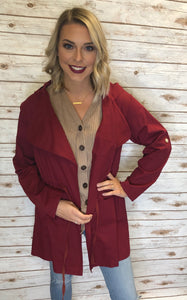 177 Burgundy Light Jacket