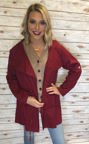 177 Burgundy Light Jacket