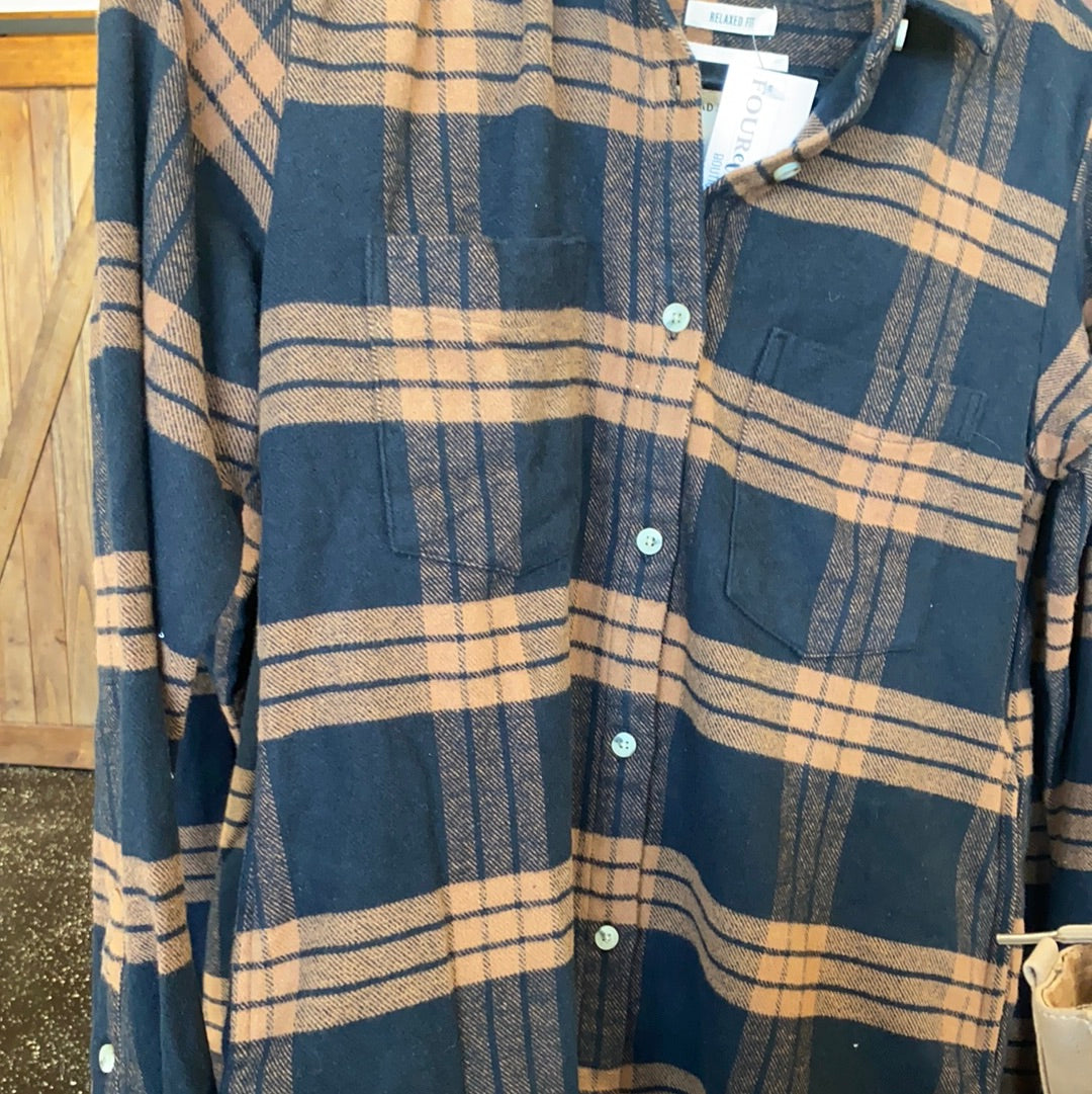 1781 Carmel and Black Flannel