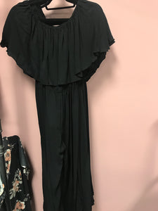 463 Black off the shoulder romper
