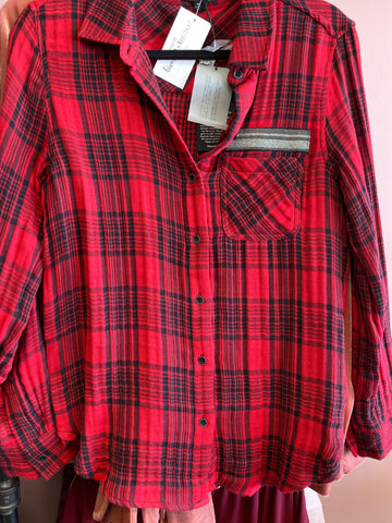 1015 plaid Button Down