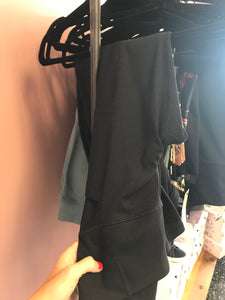 797 Black Ribbed Legging