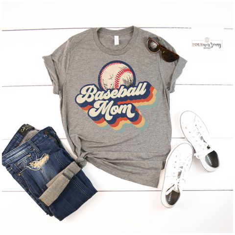 Baseball Mom Graphic Tee