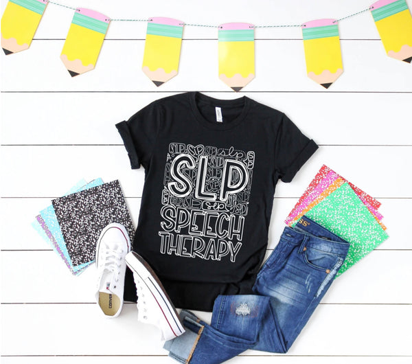 School Job Title Typography Graphic Tee