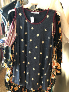 Stars & Stripes Cold Shoulder