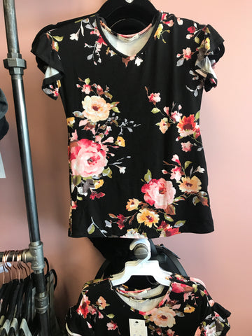 741 Girls Floral Dress