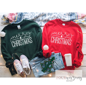 Merry Christmas Crew Sweatshirt