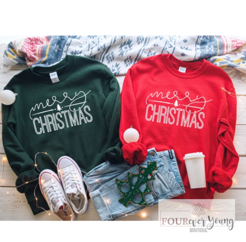 Merry Christmas Crew Sweatshirt