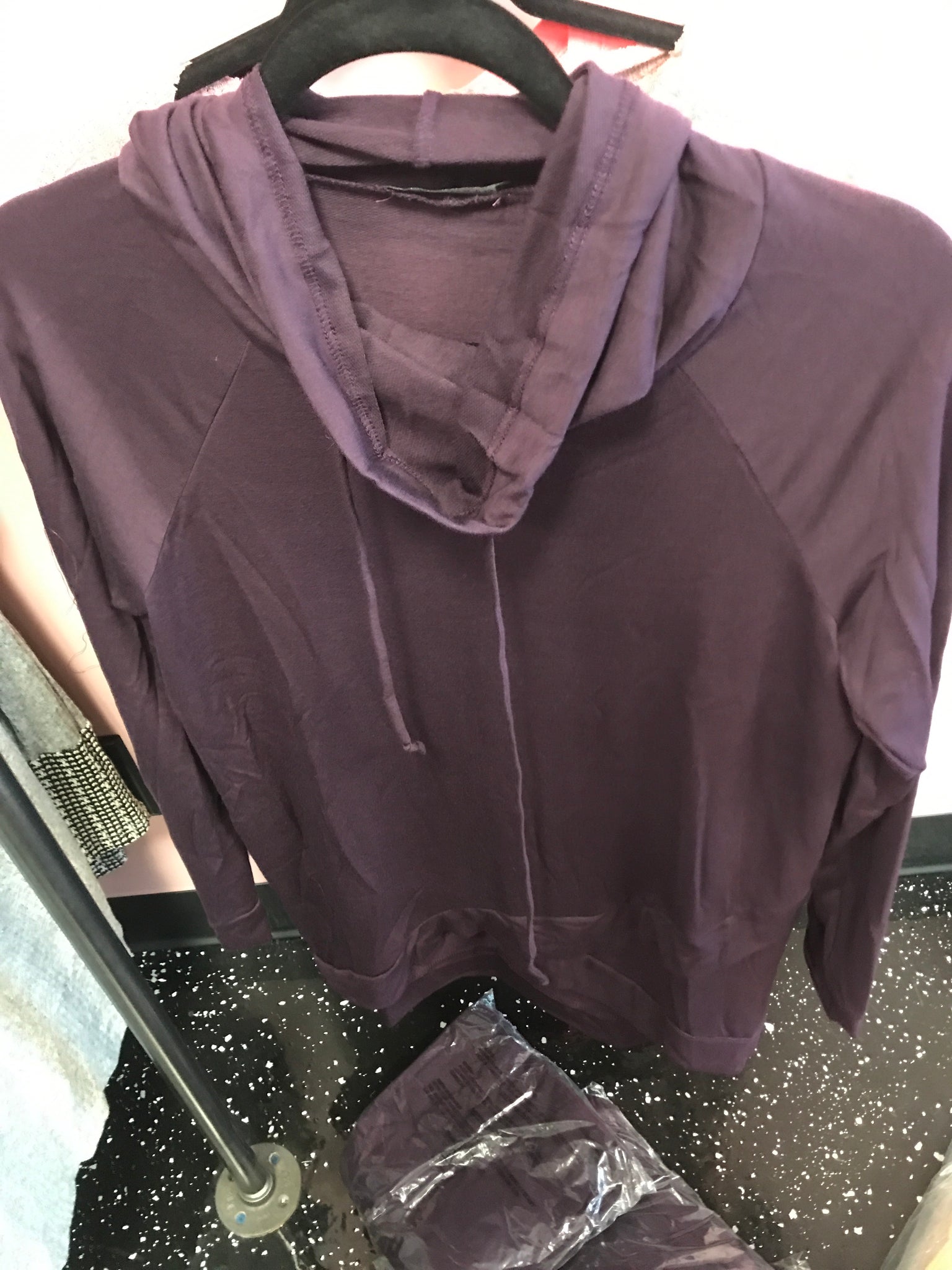 863 Plum Long Sleeve Polar Collar