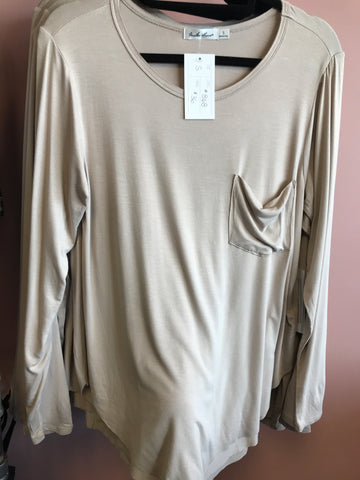 868 Taupe Long Sleeve