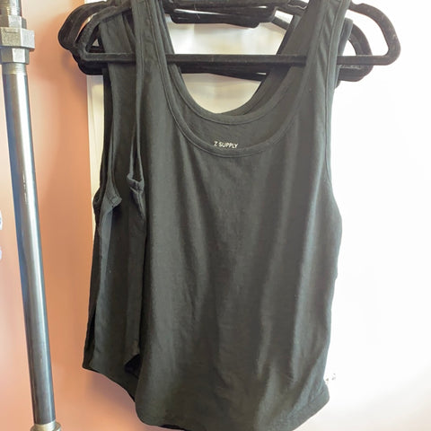 1576 Black Slub Tank
