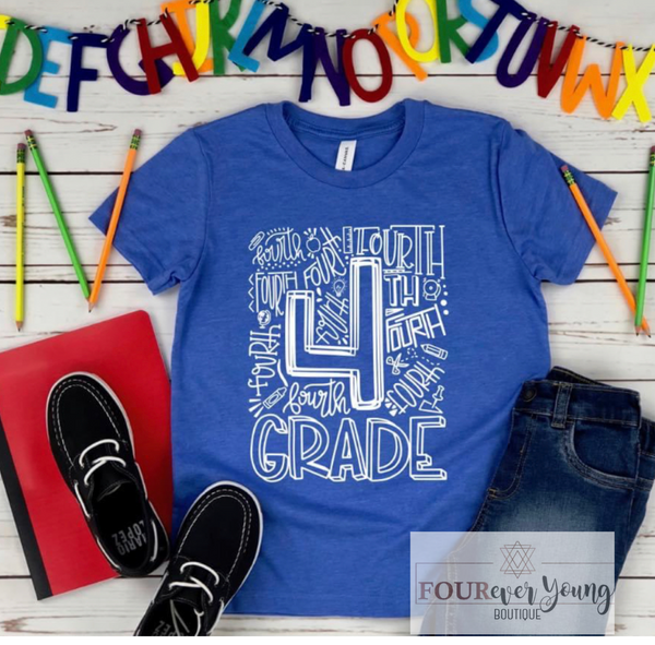 School Grade Level Typography YOUTH