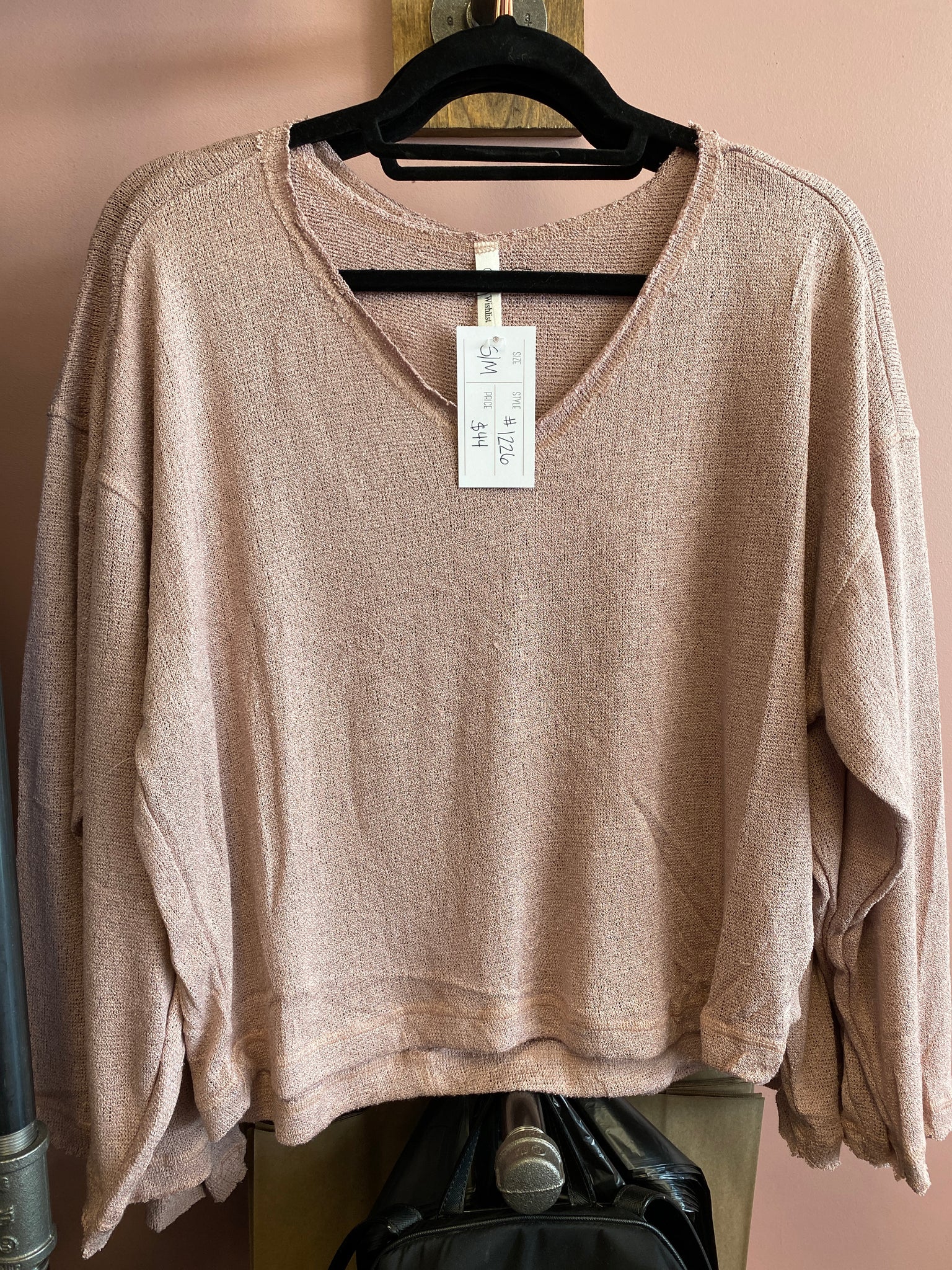 1226 Mauve Wishlist Sweater