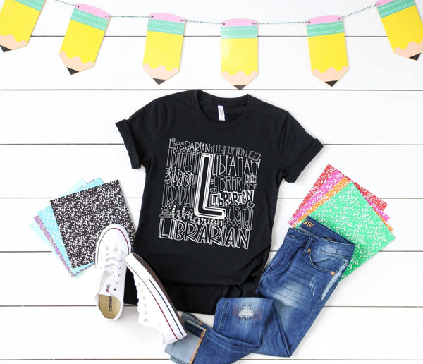 School Job Title Typography Graphic Tee