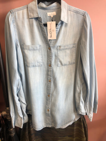 979 Denim Grey Wash Ginger Denim Shirt