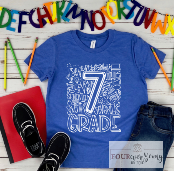 School Grade Level Typography YOUTH