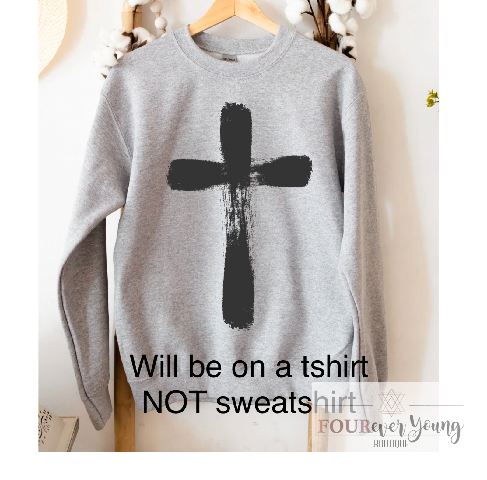 Faded Cross Graphic Tee