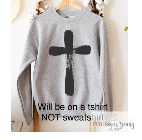 Faded Cross Graphic Tee