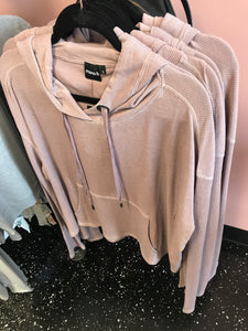 789 Dusty Pink Thermal Hoodie