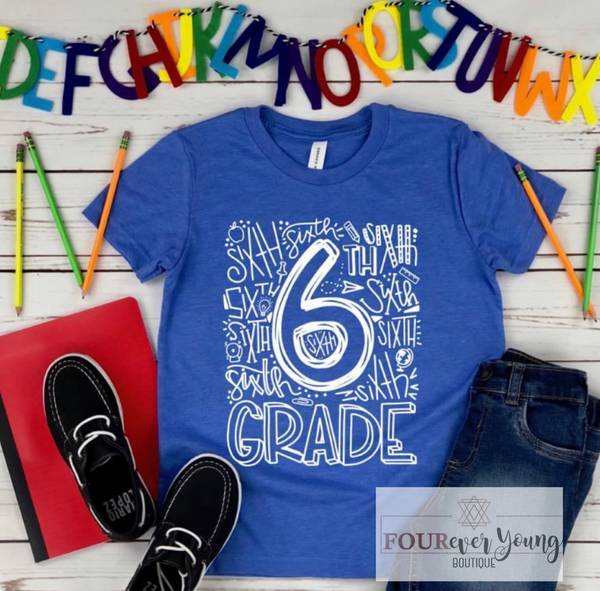 School Grade Level Typography YOUTH