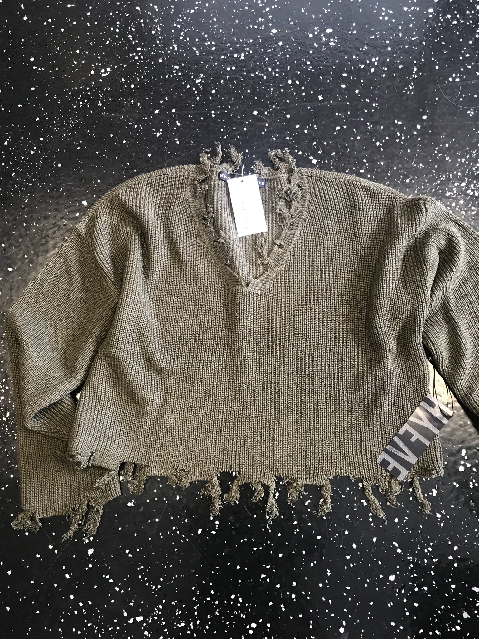 822 Olive Sweater
