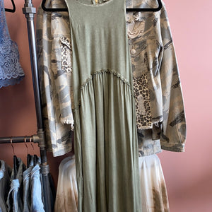 1607 Sage Dress