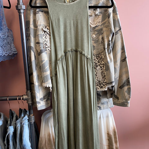 1607 Sage Dress