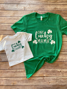 One Lucky Momma Graphic Tee
