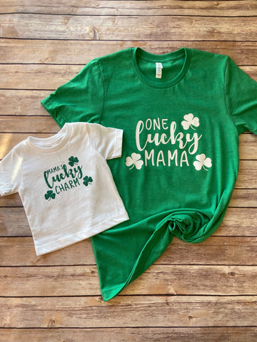 One Lucky Momma Graphic Tee